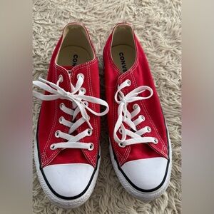 Converse Red and White Women's Sneakers